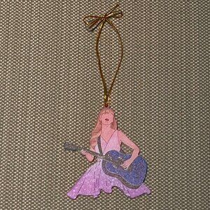 Taylor Swift Fanmade Christmas Tree Ornament Speak Now Koi Fish Guitar Decor